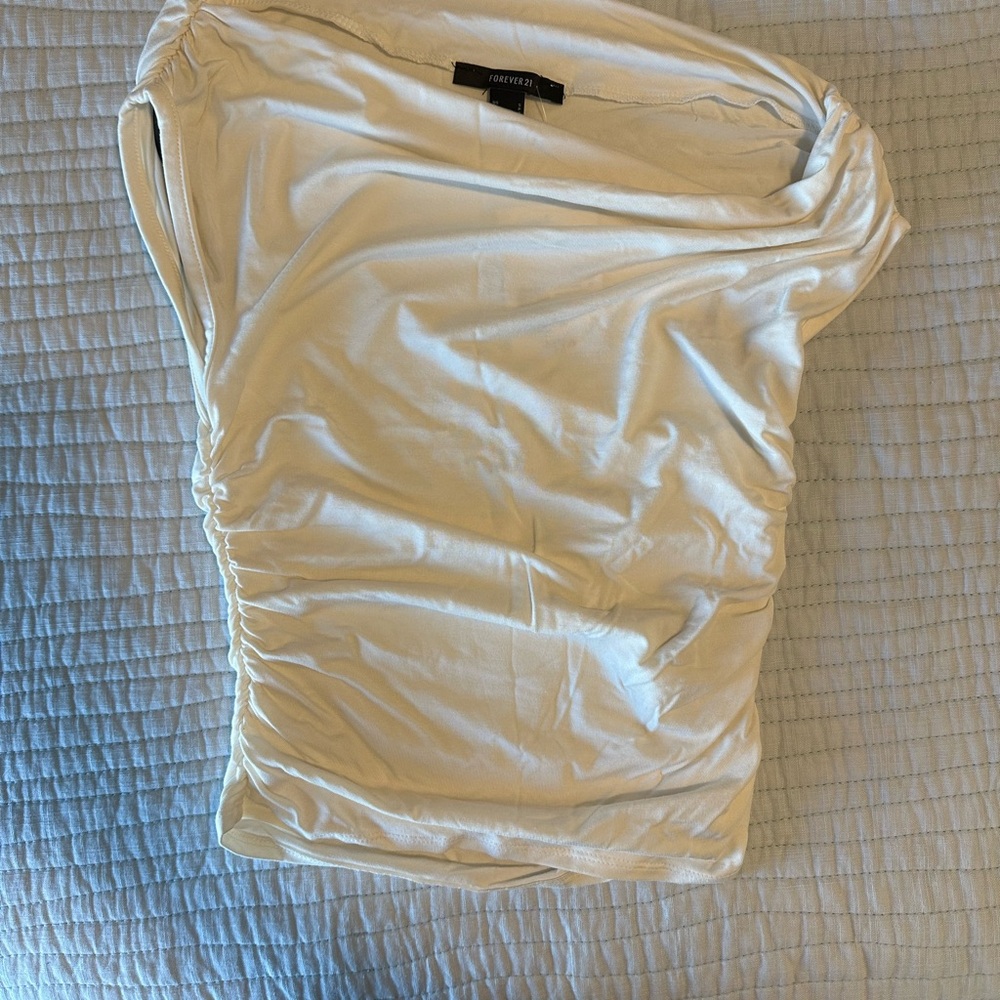 White off the shoulder top